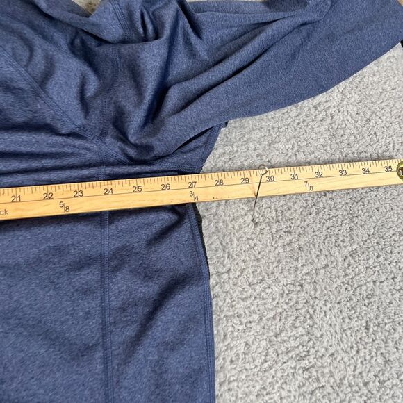 Spyder Active Performance Sweater Men XXL Dust Navy Heather Reflective - Picture 8 of 9